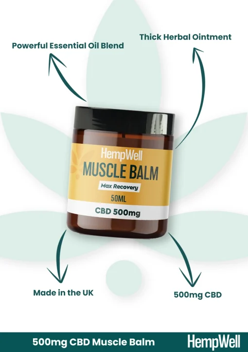 cbd muscle balm 500mg